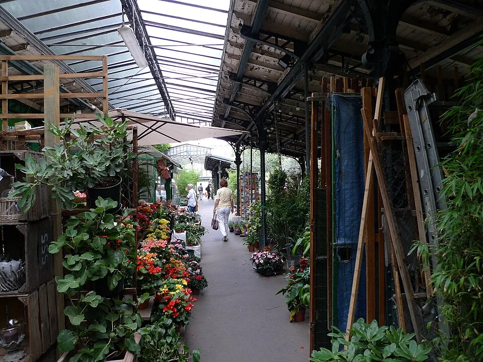 Photographie d’illustration : Marché et fleurs
